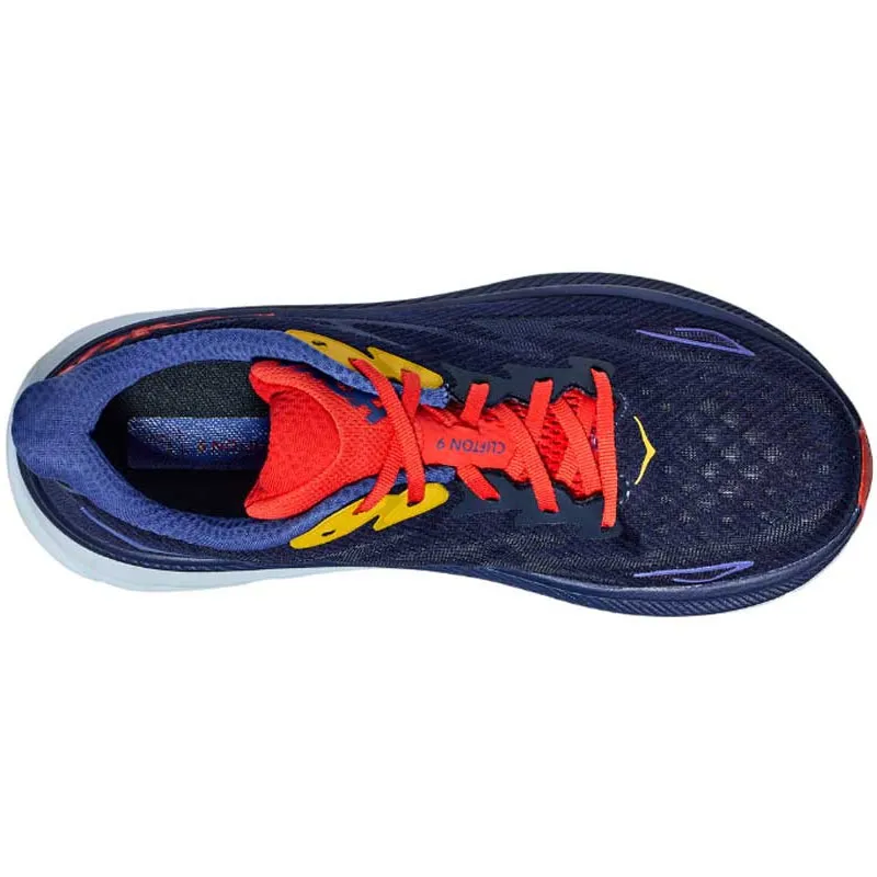 Hoka One One Men's Clifton 9 Bellwether Blue/Dazzling Blue-4